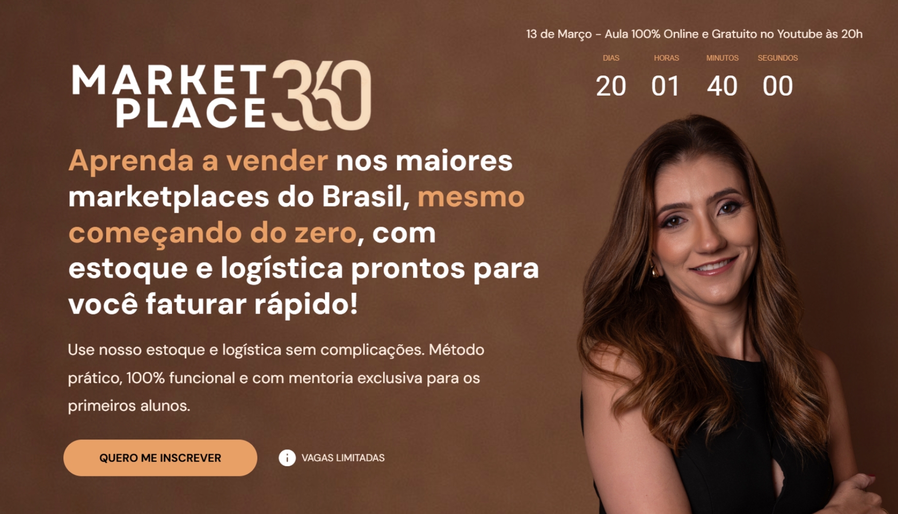 Página do site Marketplace 360