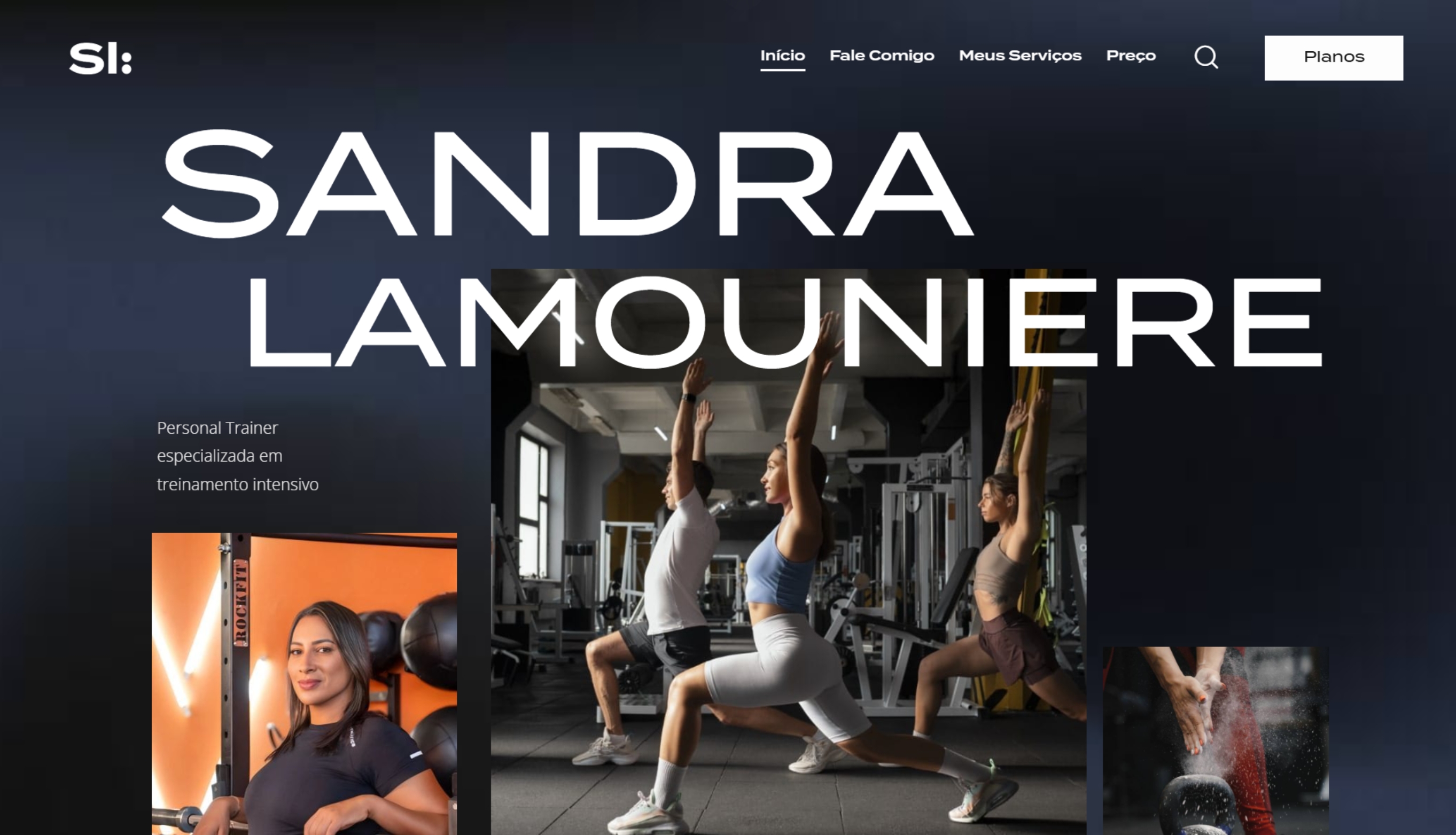 Página do site Rlx Importe